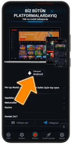 APK faylını yükləyin